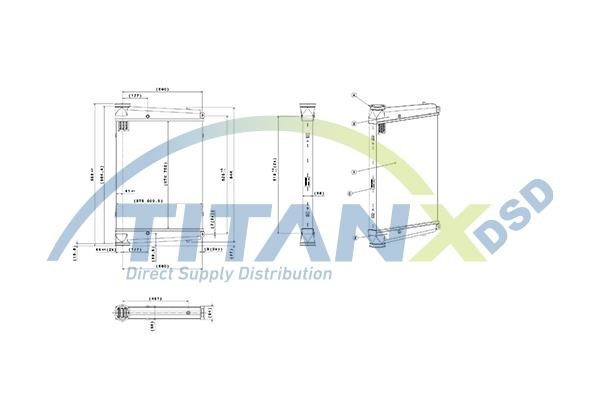 IX609006 TITANX Intercooler, charger