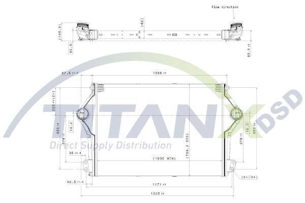 IX149003 TITANX Intercooler, charger