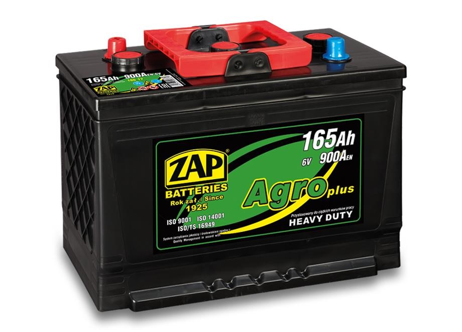 ZAP 165 17 Battery ZAP AGRO 6V 165Ah 900(EN) Diagonal 16517