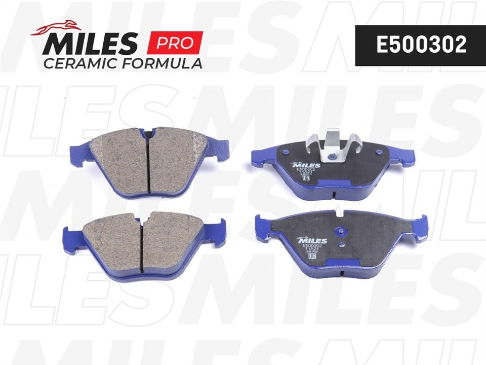 Miles E500302 Brake Pad Set, disc brake E500302