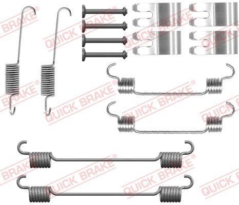 Rear brake pad fitting kit Renault Captur: 1050076 Quick brake Accessory Kit, brake shoes