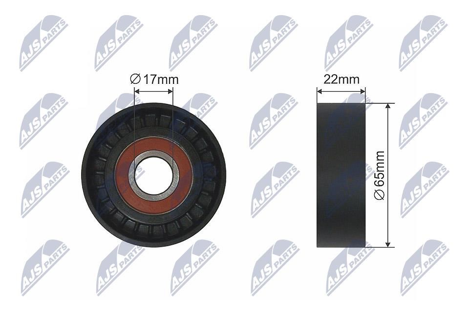NTY RNK-ME-022 Tensioner Pulley, V-belt RNKME022 RNKME022 NTY Tensioner Pulley, V-belt