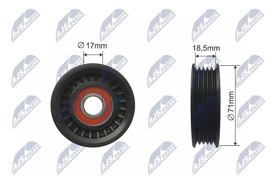 RNKFR036 NTY Tensioner Pulley, V-belt