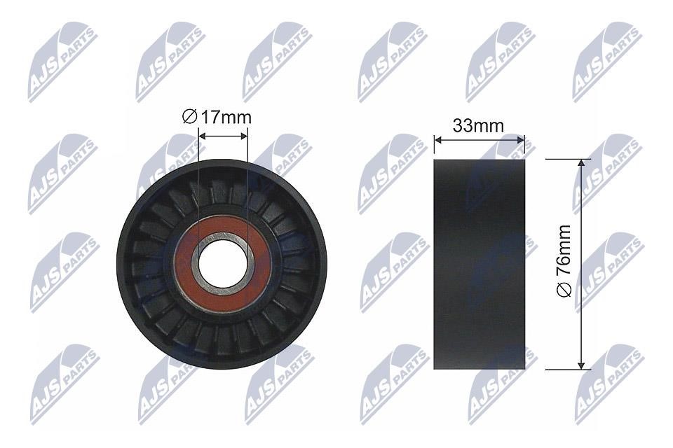 NTY RNK-HY-515 Deflection/Guide Pulley, V-belt RNKHY515 RNKHY515 NTY Deflection/Guide Pulley, V-belt