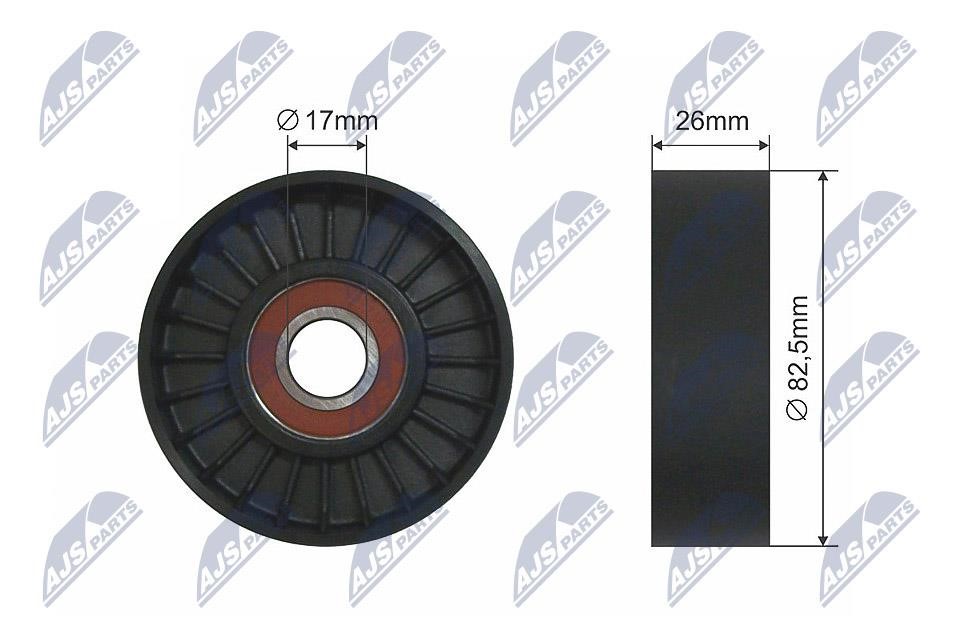 Guide pulley Kia: RNKKA009 NTY Tensioner Pulley, V-belt