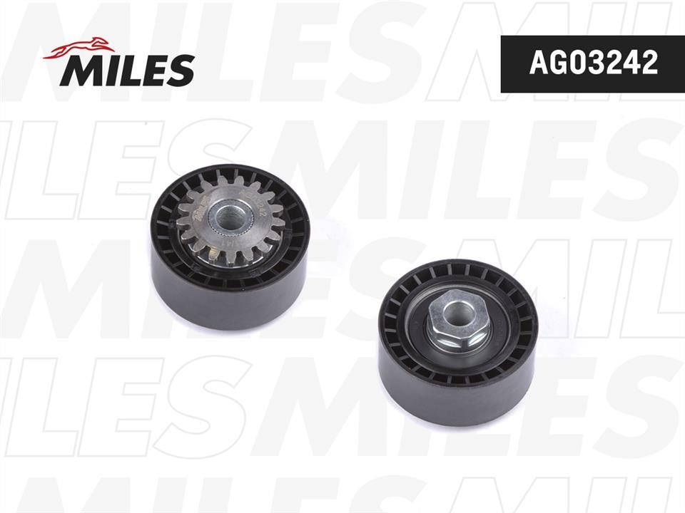 Miles AG03242 Tensioner pulley, v-ribbed belt AG03242