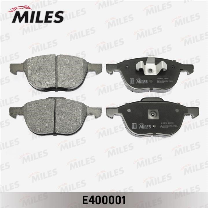 Miles E400001 Brake Pad Set, disc brake E400001