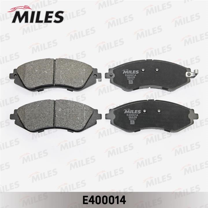 Miles E400014 Brake Pad Set, disc brake E400014
