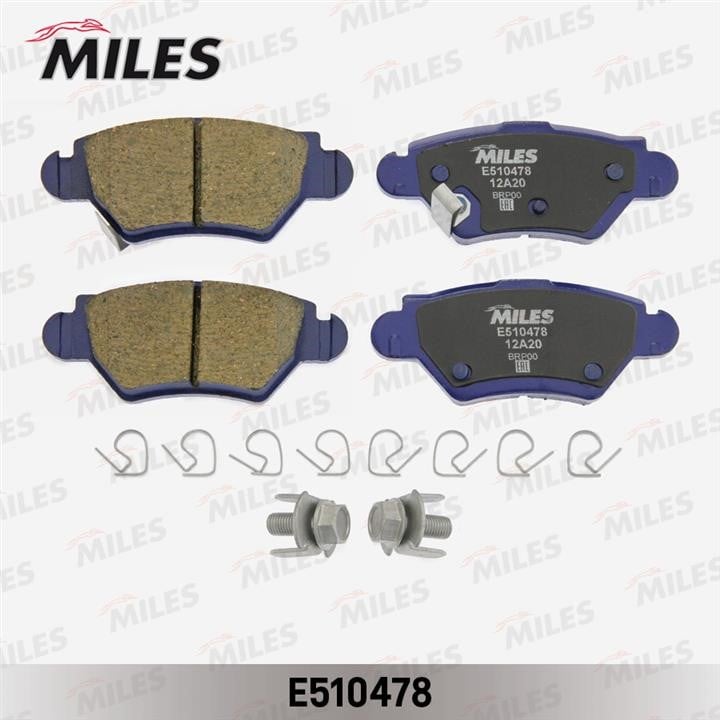 Miles E510478 Brake Pad Set, disc brake E510478