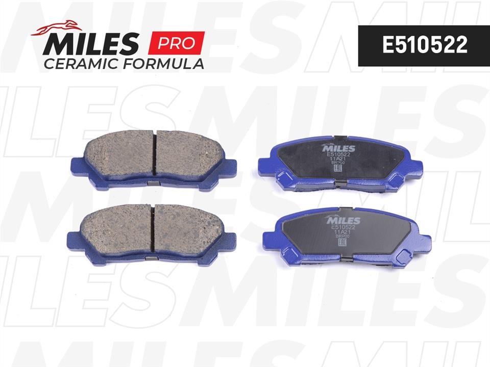 Miles E510522 Brake Pad Set, disc brake E510522