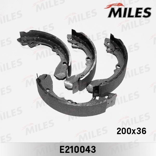 Miles E210043 Brake shoe set E210043