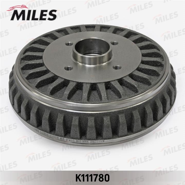 Brake drum with wheel bearing, assy Miles K111780