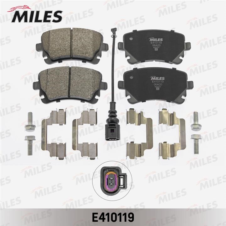 Miles E410119 Brake Pad Set, disc brake E410119