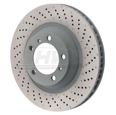 SHW Performance PFR39912 Front brake disc ventilated PFR39912
