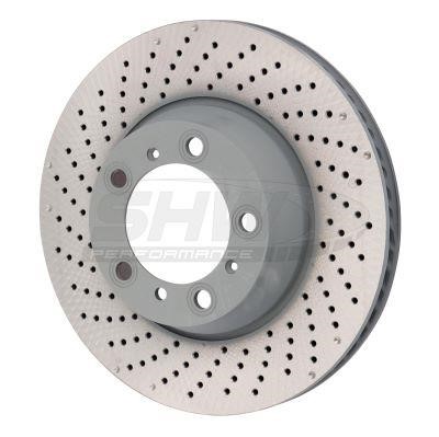 SHW Performance PRL31124 Rear ventilated brake disc PRL31124