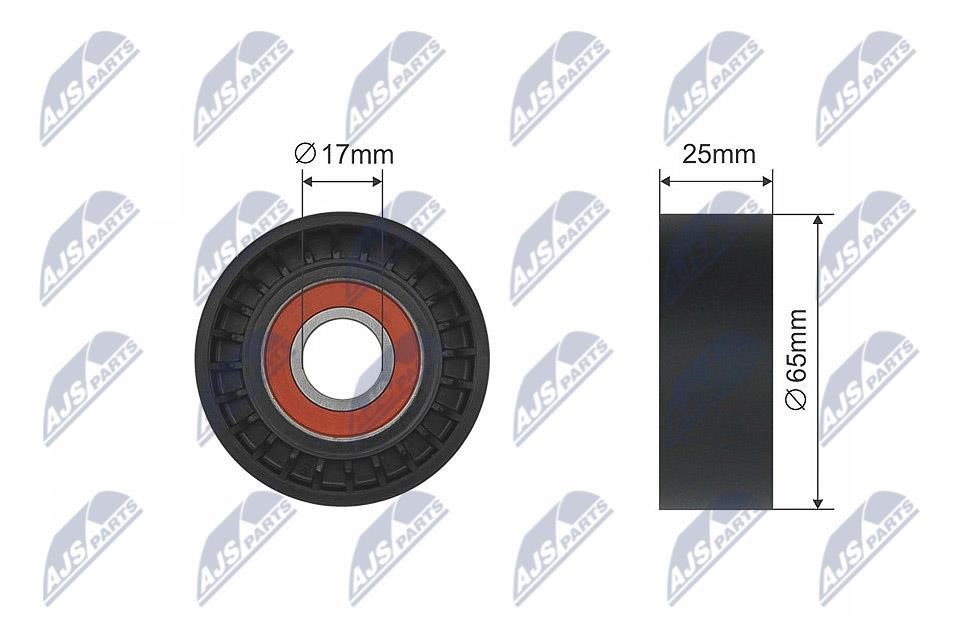 NTY RNK-BM-022 Deflection/Guide Pulley, V-belt RNKBM022 RNKBM022 NTY Deflection/Guide Pulley, V-belt