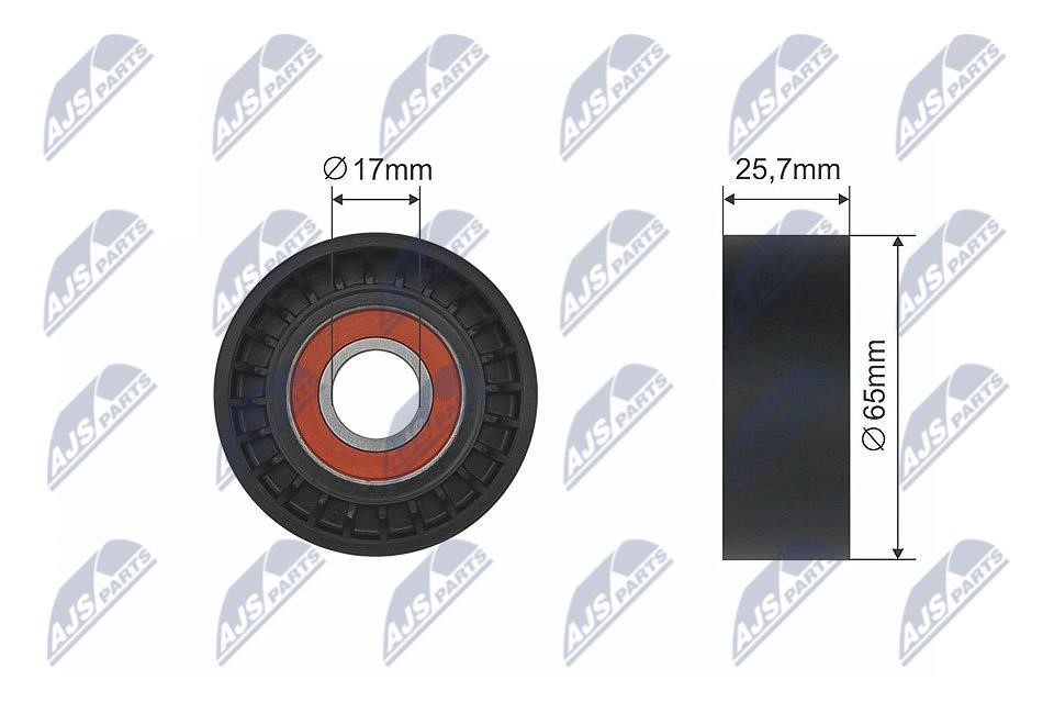 RNKBM031 NTY Tensioner Pulley, V-belt