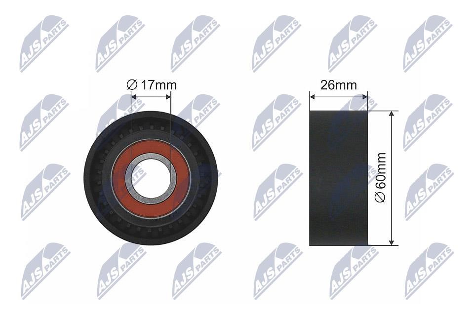 RNKBM033 NTY Tensioner Pulley, V-belt
