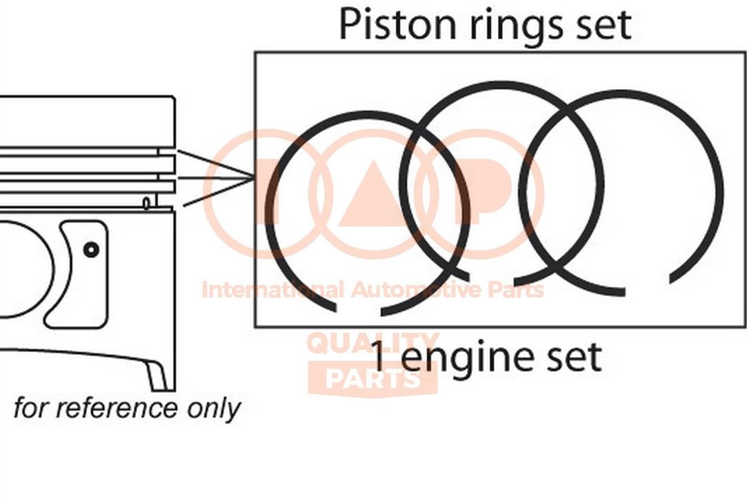 IAP 102-17092 Piston Ring Kit 10217092