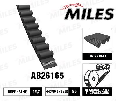 Miles AB26165 Timing belt AB26165