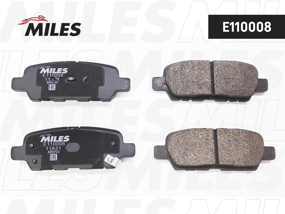 Miles E110008 Brake Pad Set, disc brake E110008