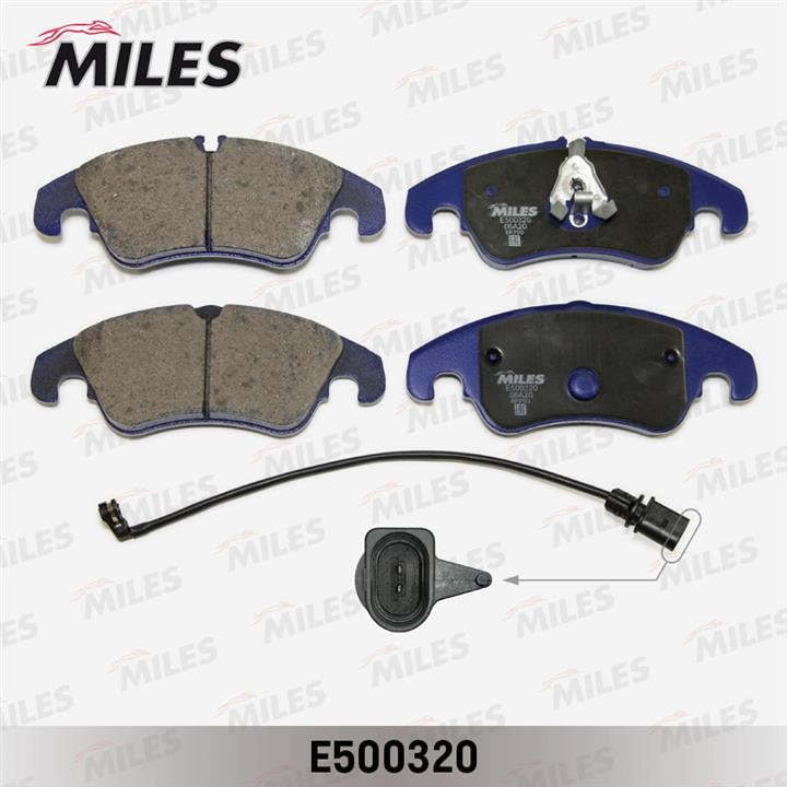 Miles E500320 Brake Pad Set, disc brake E500320