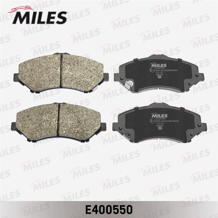 Miles E400550 Brake Pad Set, disc brake E400550