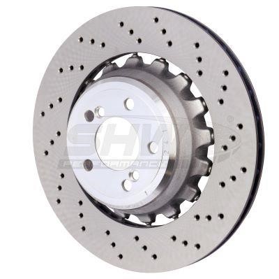 SHW Performance BRR48504 Rear ventilated brake disc BRR48504