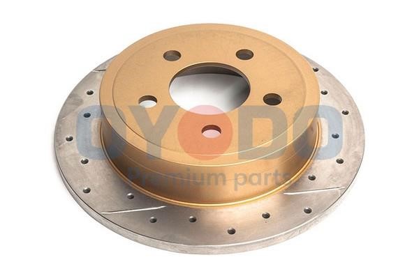 Oyodo DBA2535X Rear brake disc, non-ventilated DBA2535X
