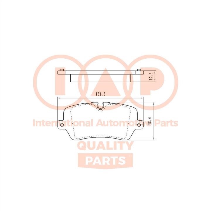 IAP 704-14083 Brake Pad Set, disc brake 70414083