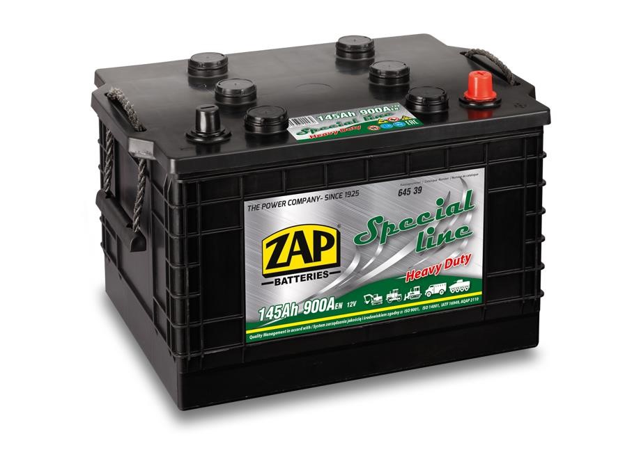 ZAP 645 39 Battery ZAP Special 12V 145Ah 900(EN) R+ 64539