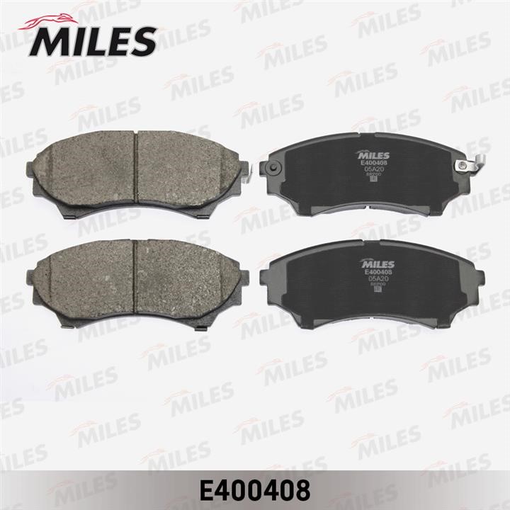 Miles E400408 Brake Pad Set, disc brake E400408