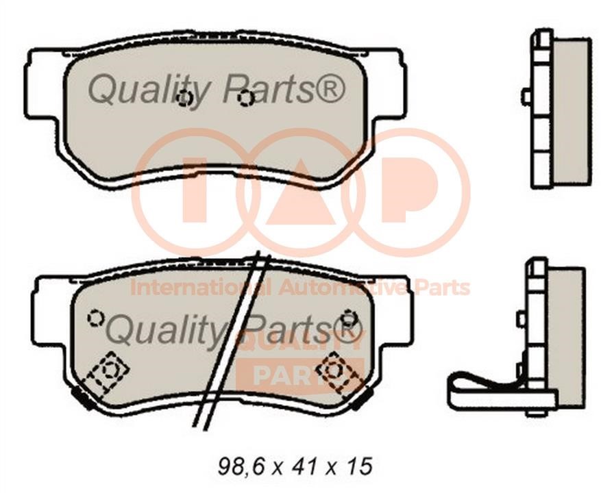 IAP 704-07086G Brake Pad Set, disc brake 70407086G