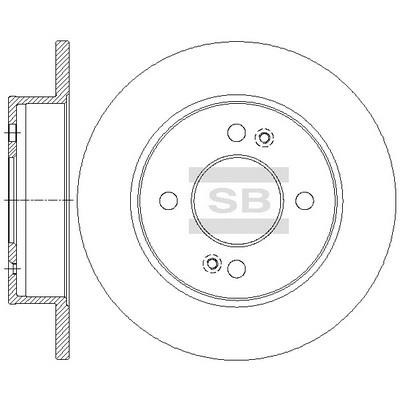 SD1147 Sangsin Brake disc