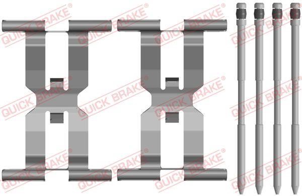 1090143 Quick brake Accessory Kit, disc brake pad