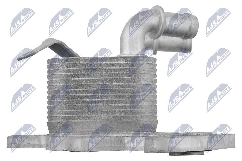 Oil Cooler, engine oil NTY CCL-VW-030