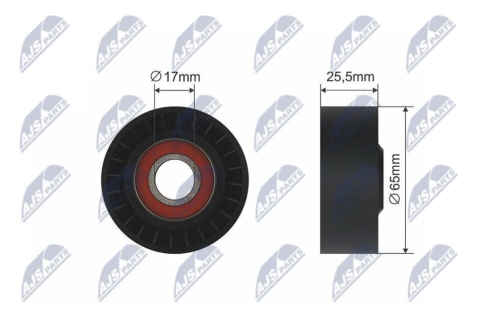 NTY RNK-CH-031 Tensioner Pulley, V-belt RNKCH031