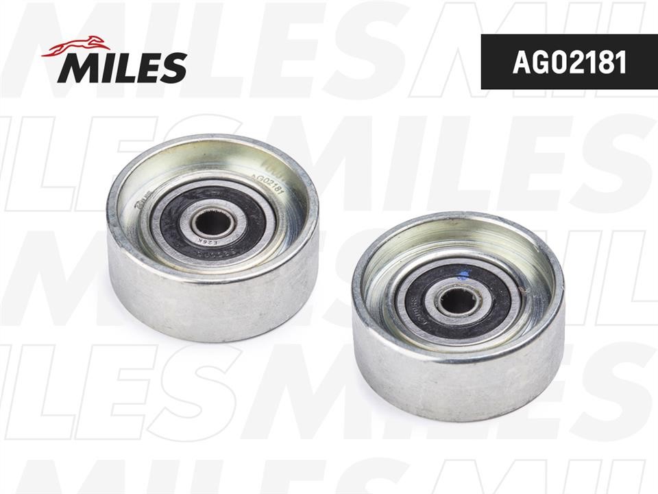 Miles AG02181 Tensioner pulley, timing belt AG02181