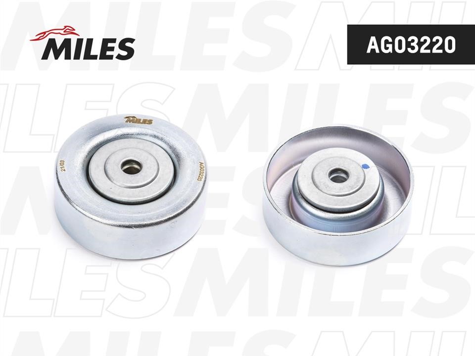 Miles AG03220 Tensioner pulley, v-ribbed belt AG03220