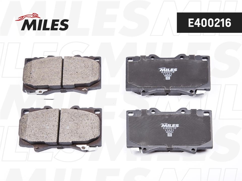 Miles E400216 Brake Pad Set, disc brake E400216
