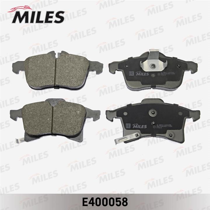Miles E400058 Brake Pad Set, disc brake E400058