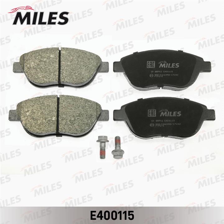 Miles E400115 Brake Pad Set, disc brake E400115