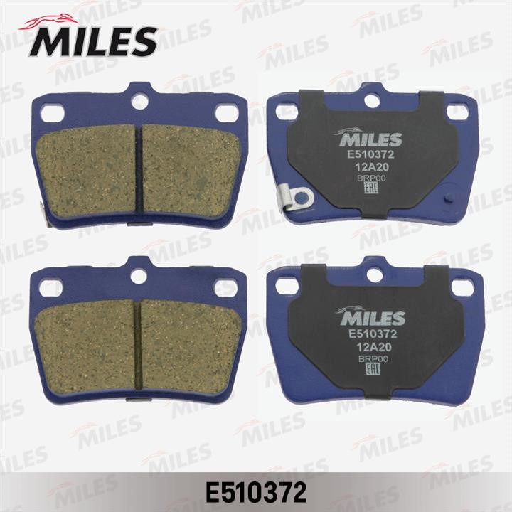 Miles E510372 Brake Pad Set, disc brake E510372