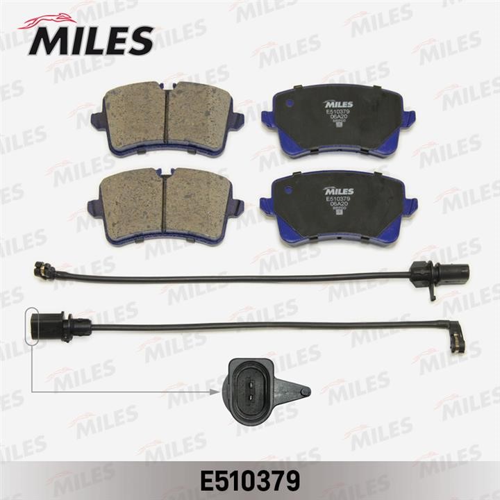 Miles E510379 Brake Pad Set, disc brake E510379