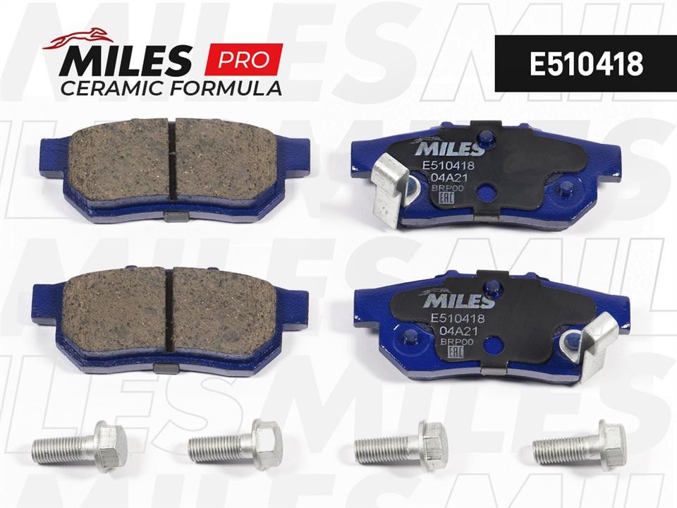 Miles E510418 Brake Pad Set, disc brake E510418