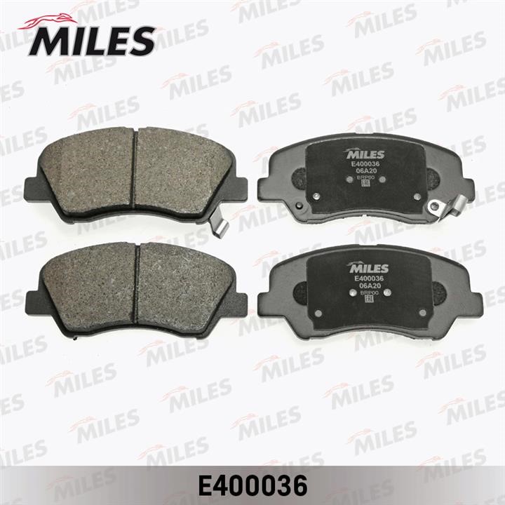 Miles E400036 Brake Pad Set, disc brake E400036