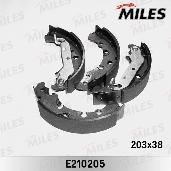 Miles E210205 Brake shoe set E210205