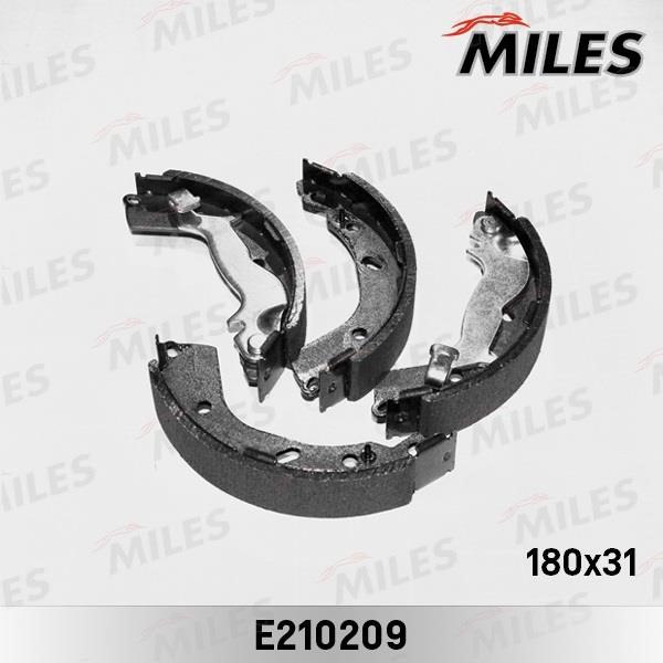Miles E210209 Brake shoe set E210209