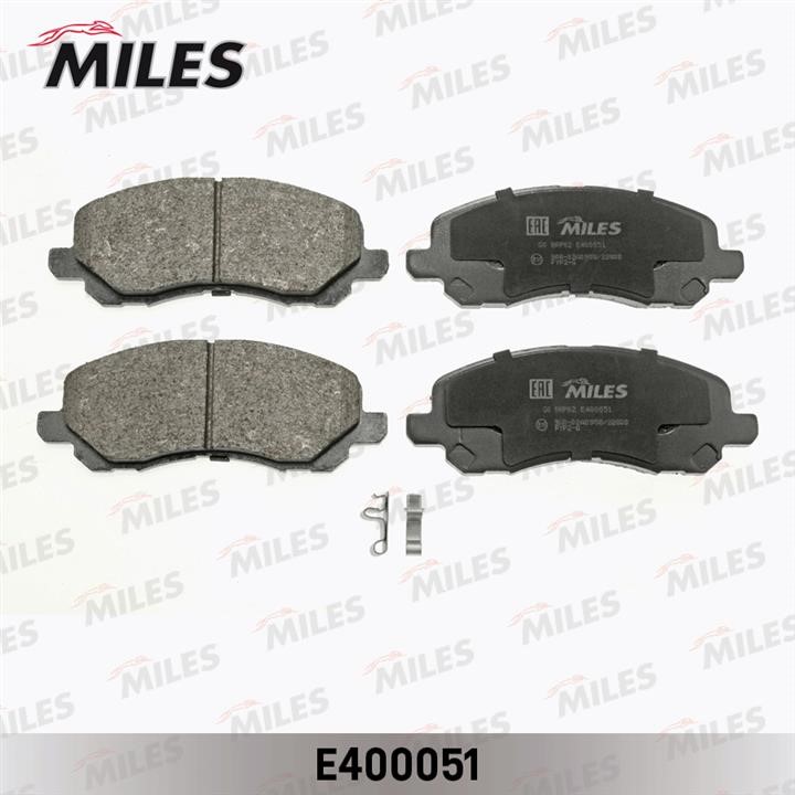 Miles E400051 Brake Pad Set, disc brake E400051