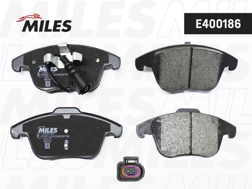 Miles E400186 Brake Pad Set, disc brake E400186